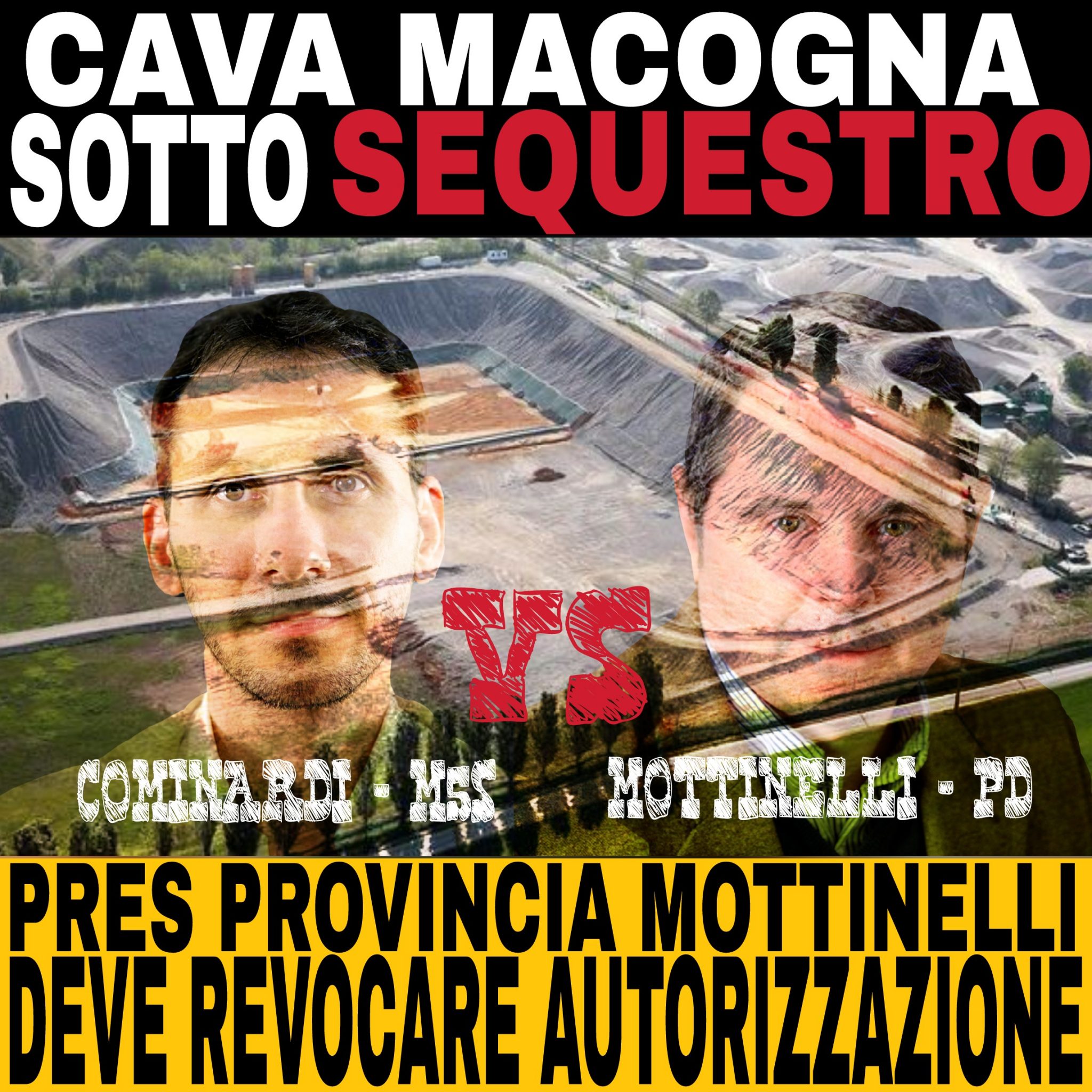 Cominardi M5S incalza Pier Luigi Mottinelli sulla cava Macogna